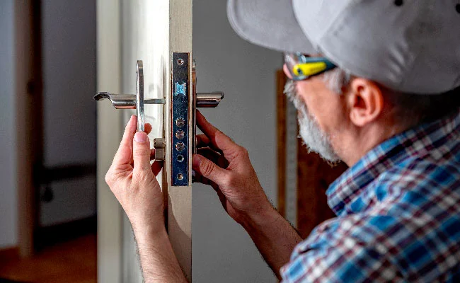 Installing a door lock