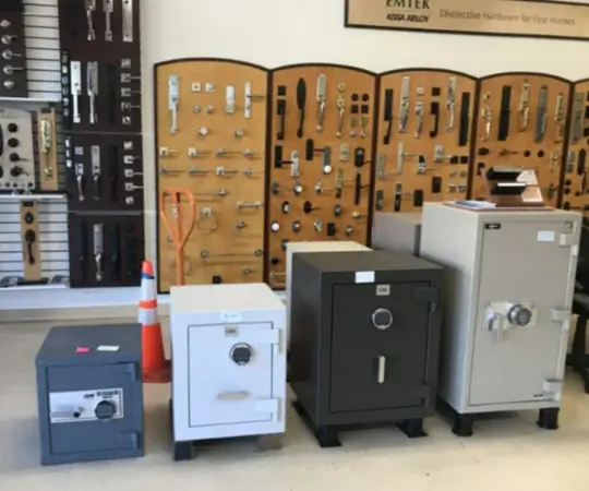 Safes in the Balport lock shop