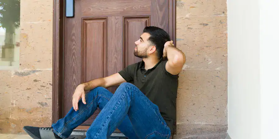 Locked out of the house