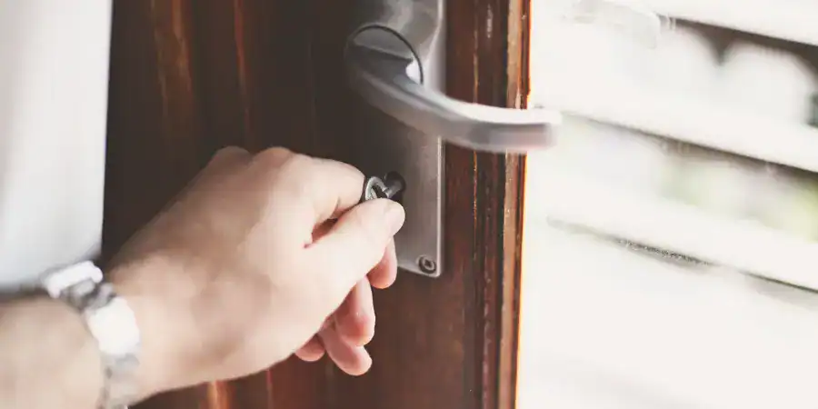 Sticky door lock
