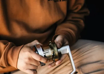 The mechanism of a safe lock