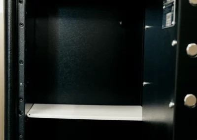 Interior of a medium-size safe